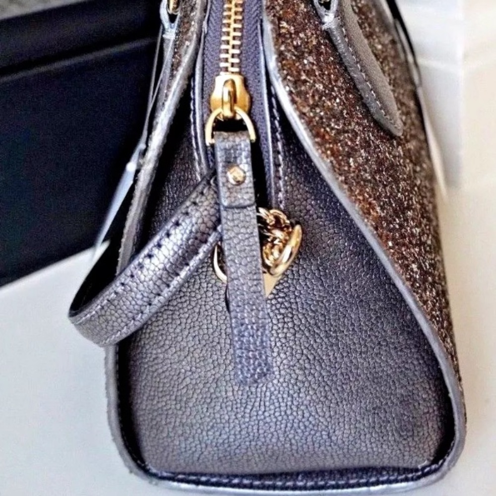 Kate spade mini Reiley laurel way glitter bag gray - Picture 3 of 7